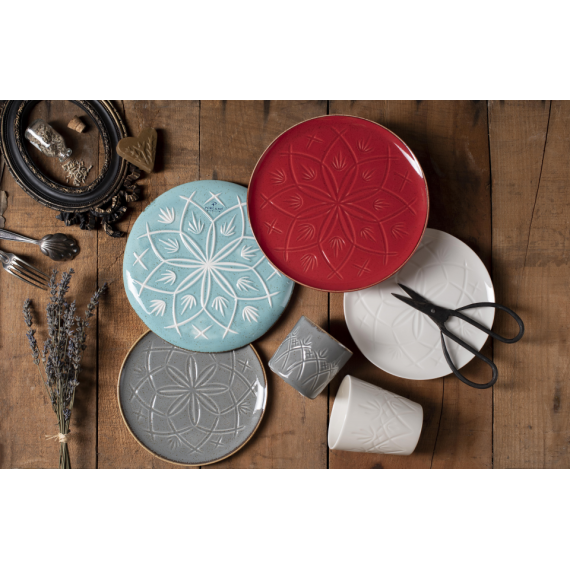 Тарелка 32 см, Seasons красный, Porland, изображение 2