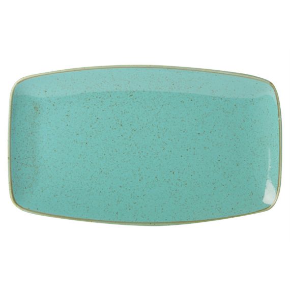 Тарелка прямоугольная 31*18 см, Seasons Бирюзовый, Porland, изображение 2