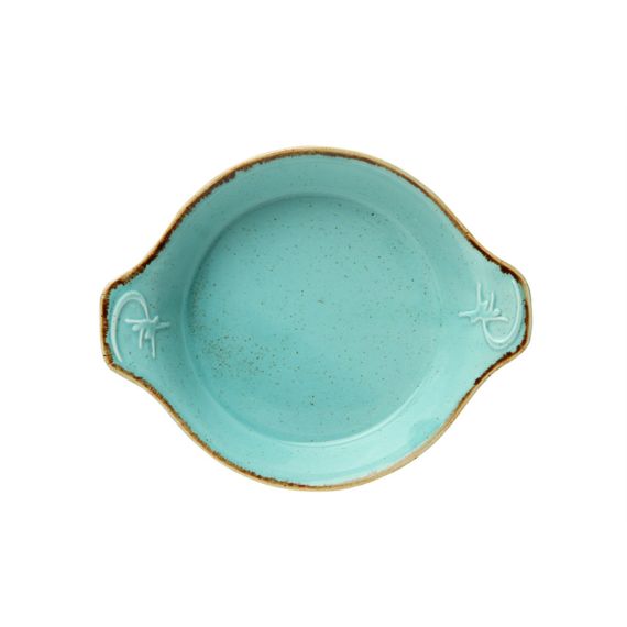 Форма для запекания d 17 см h 4 см (L c ручками 22 см), Seasons Бирюзовый, Porland, изображение 3