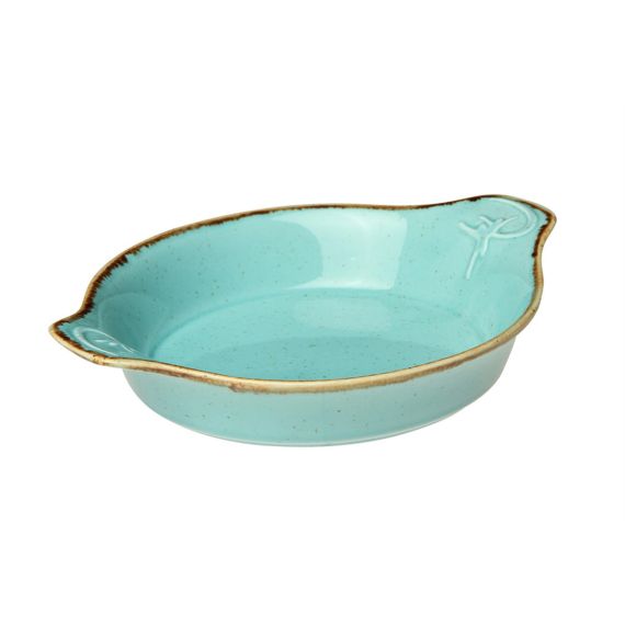 Форма для запекания d 15 см h 3,6 см (L с ручками 18 см), Seasons Бирюзовый, Porland, изображение 4