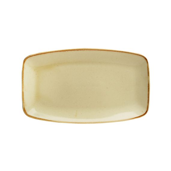 Тарелка прямоугольная 31*18 см, Seasons Желтый, Porland, изображение 3