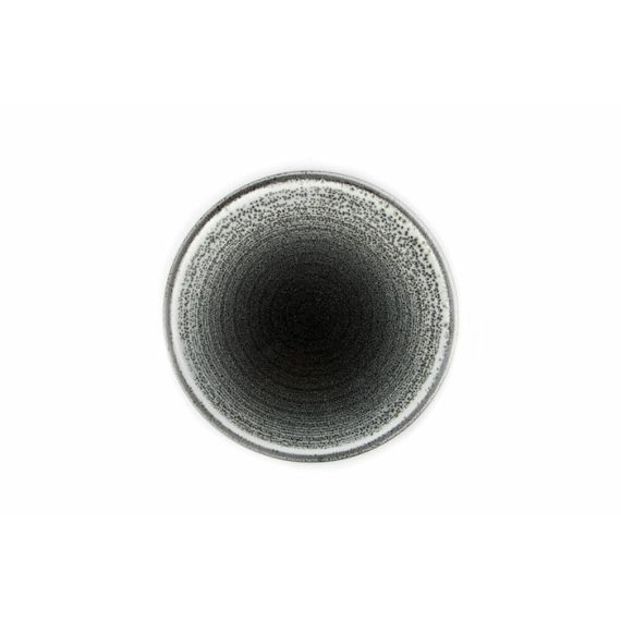 тарелка плоская с вертикальным римом  18см, цвет темно-серый   , TWILIGHT, Porland, изображение 2