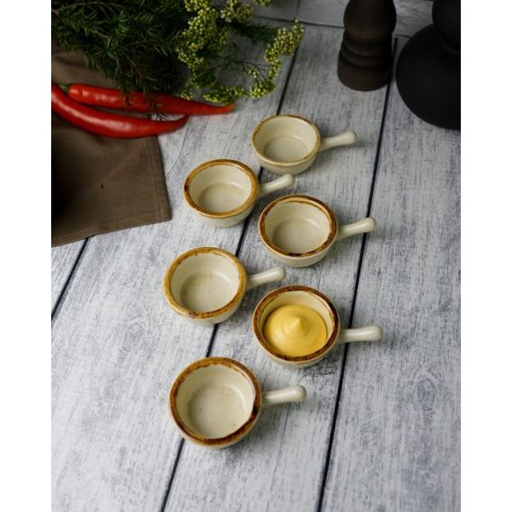 Соусник-сковорода d 6 см, Seasons Желтый, Porland, изображение 14