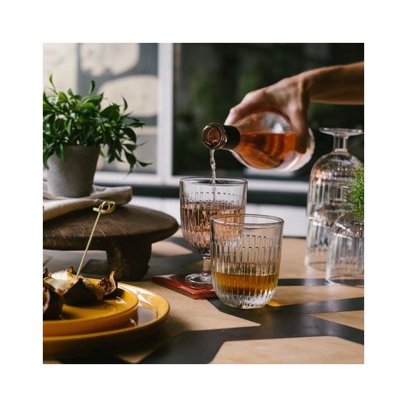 Набор из 6-ти стаканов O/F 290 мл, h 9,5 см, d 8 см, серый, серия OUESSANT ANTHRACITE, La Rochere, изображение 3