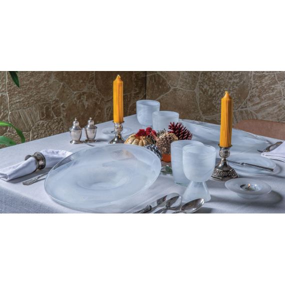 Тарелка d 21 см, h 6 см, стекло, серия Ola, ArdaCam, изображение 3