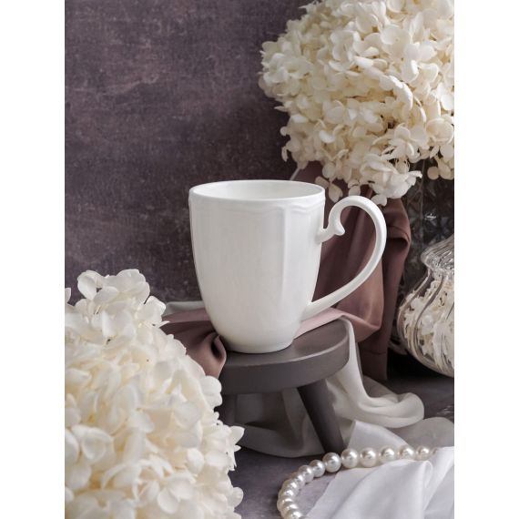 Кружка 380 мл, 13,2x8,7 см h 14,6 см, фарфор, Grazia, Casa di fortuna, изображение 5
