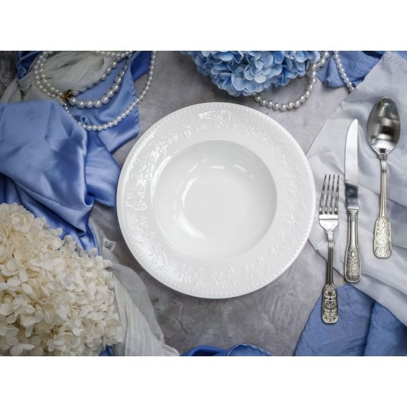 Тарелка глубокая 450 мл, d 25 см, h 5,7 см, Primavera, Casa di fortuna, изображение 4