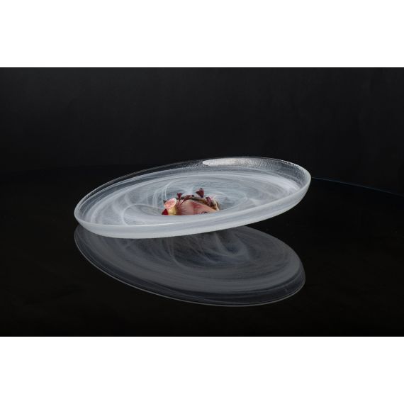 Тарелка d 21 см, h 6 см, стекло, серия Ola, ArdaCam, изображение 2
