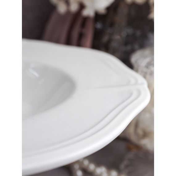 Тарелка глубокая для пасты 280 мл, d 24,5 см h 4,3 см, фарфор, Grazia, Casa di fortuna, изображение 4
