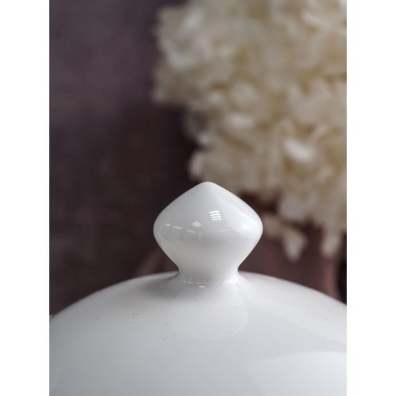 Чайник с крышкой 600 мл, 21,5x12,2 см h 14,6 см, фарфор, Grazia, Casa di fortuna, изображение 4