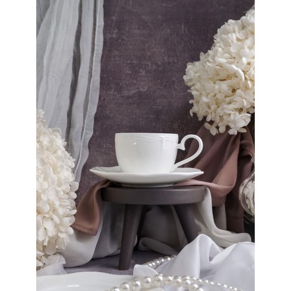 Чашка 220 мл, 12,5x8,8 см h 6,3 см, фарфор, Grazia, Casa di fortuna, изображение 8