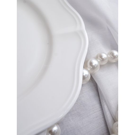 Тарелка мелкая d 16 см h 1,8 см, фарфор, Grazia, Casa di fortuna, изображение 3