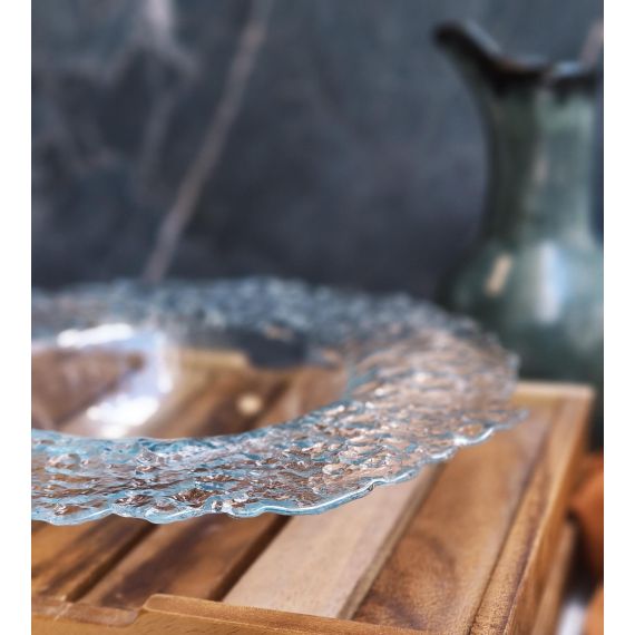 Тарелка для пасты d 25 см, h 5 см, стекло, серия Io, ArdaCam, изображение 5