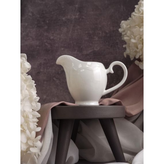 Молочник с ручкой 140 мл, 12,6x6,4 см h 9 см, фарфор, Grazia, Casa di fortuna, изображение 7
