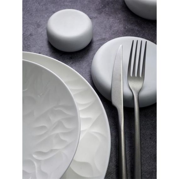 Салатник 1,35 л, d 23,5 см, h 6,7 см, костяной фарфор, Origami, Casa di fortuna, изображение 5