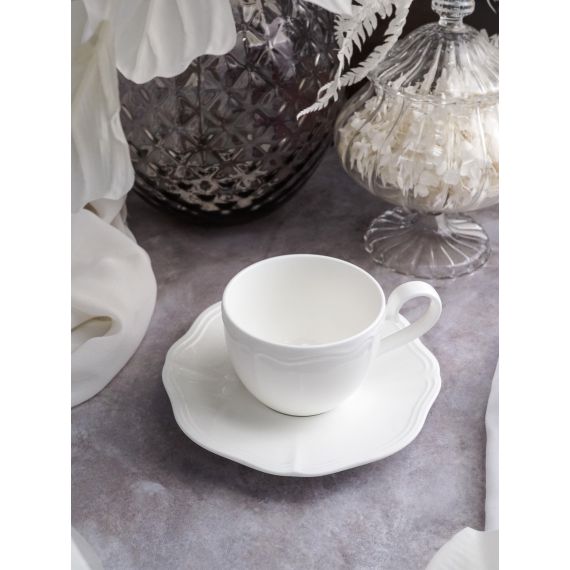 Блюдце d 16 см h 2,2 см, фарфор, Grazia, Casa di fortuna, изображение 5