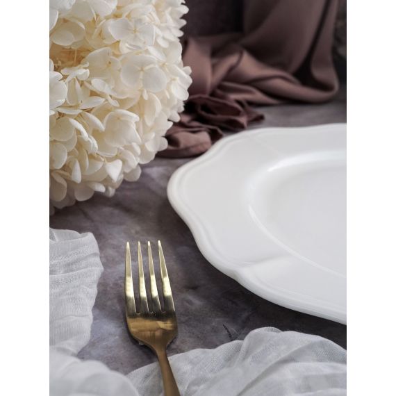 Тарелка мелкая d 28,5 см h 2,7 см, фарфор, Grazia, Casa di fortuna, изображение 4