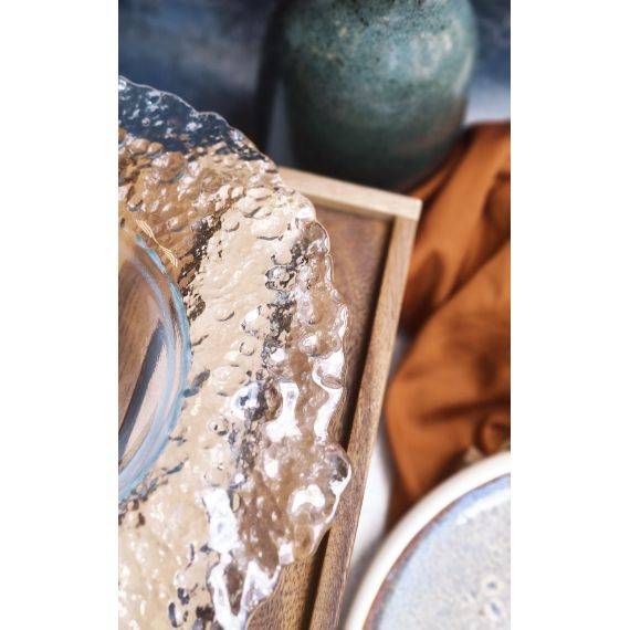 Тарелка для пасты d 25 см, h 5 см, стекло, серия Io, ArdaCam, изображение 3