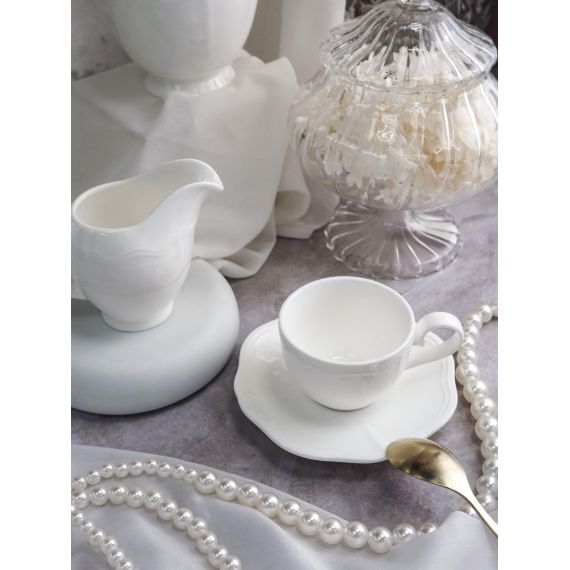 Салатник 1 л, d 21 см h 6,5 см, фарфор, Grazia, Casa di fortuna, изображение 3