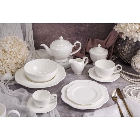 Чайник с крышкой 600 мл, 21,5x12,2 см h 14,6 см, фарфор, Grazia, Casa di fortuna, изображение 10