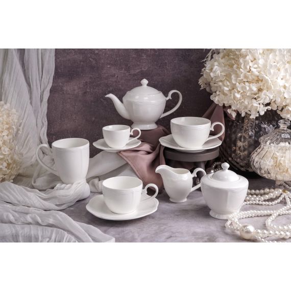 Блюдце d 16 см h 2,2 см, фарфор, Grazia, Casa di fortuna, изображение 13