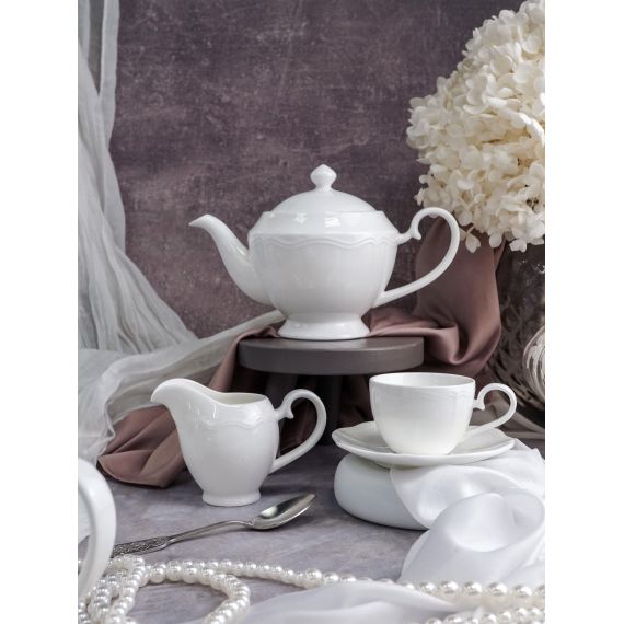 Сахарница с крышкой 350 мл,  d 10,2 см h 12,5 см, фарфор, Grazia, Casa di fortuna, изображение 15