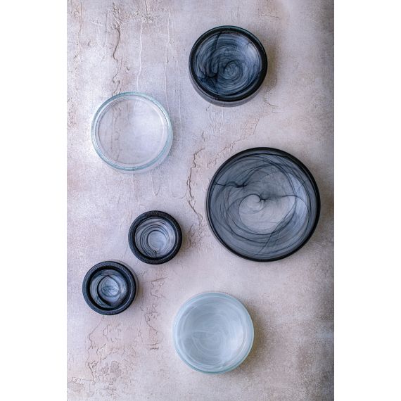 Салатник d 21 см, h 4,5 см, стекло, серия Hollow, ArdaCam, изображение 4