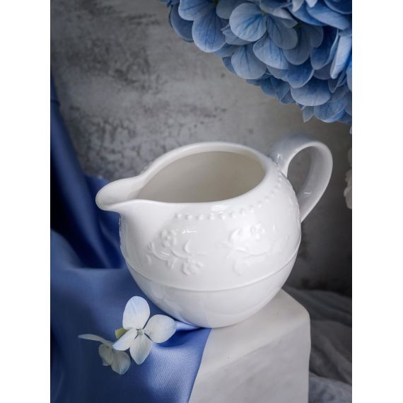 Молочник с ручкой 190 мл, 11,7x7,8 см, h 7,6 см, Primavera, Casa di fortuna, изображение 3