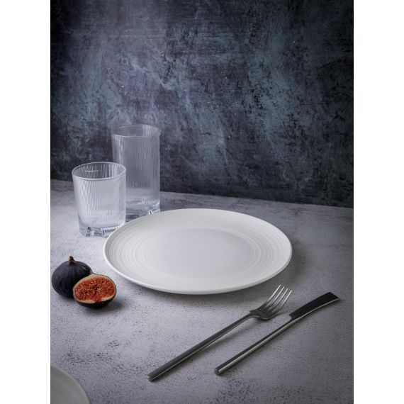 Тарелка мелкая d 26,5 см, h 2,5 см, фарфор, Linea, Casa di fortuna, изображение 2