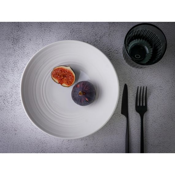 Салатник 600 мл, d 20 см, h 5,5 см, фарфор, Linea, Casa di fortuna, изображение 8