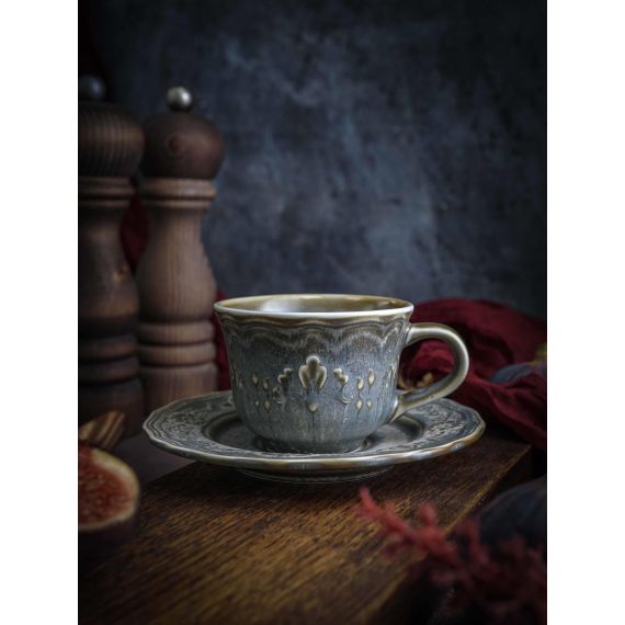 Чашка 100 мл, 9x7,3 см, h 5,5, фарфор, Vintage, Casa di fortuna, изображение 6