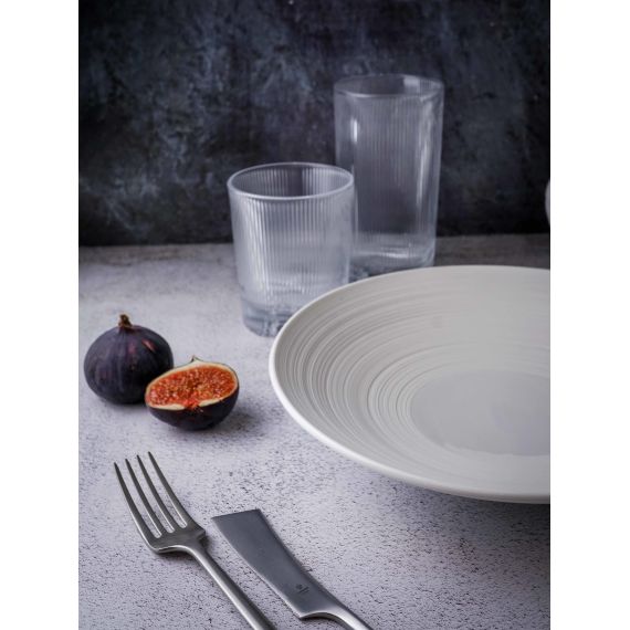 Салатник 800 мл, d 24,5 см, h 5 см, фарфор, Linea, Casa di fortuna, изображение 3