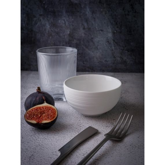 Салатник 210 мл, d 10 см, h 5,5 см, фарфор, Linea, Casa di fortuna