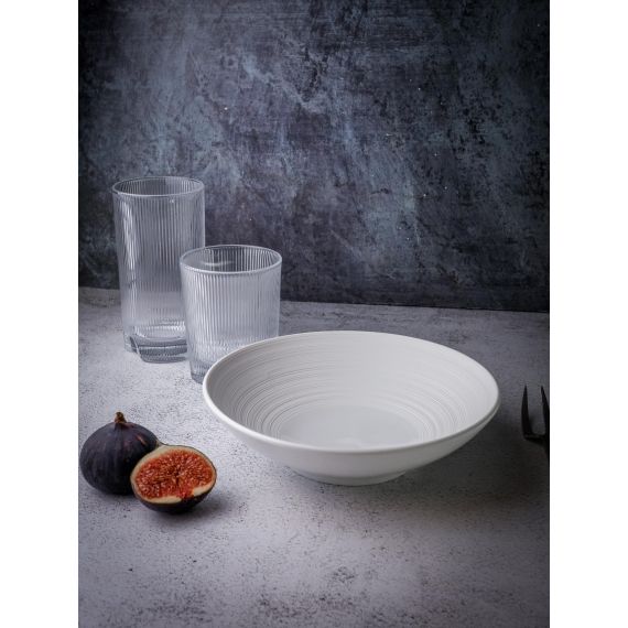 Салатник 600 мл, d 20 см, h 5,5 см, фарфор, Linea, Casa di fortuna, изображение 2