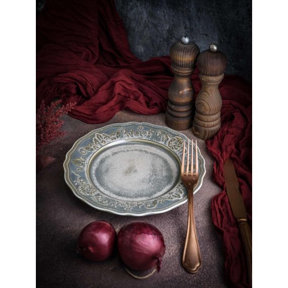 Тарелка мелкая d 23 см, h 2 см, фарфор, Vintage, Casa di fortuna, изображение 4