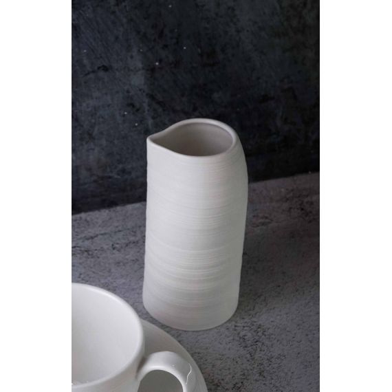 Молочник/соусник 220 мл, d 6,5 см, h 12,5 см, фарфор, Linea, Casa di fortuna