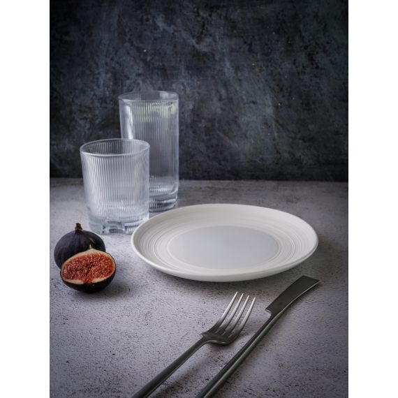 Тарелка мелкая d 19,5 см, h 2,5 см, фарфор, Linea, Casa di fortuna, изображение 3