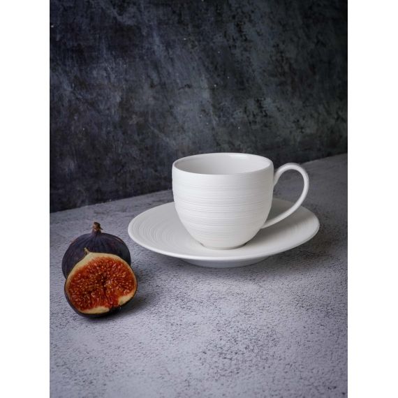 Чашка 200 мл, 11,5x8,5 см, h 7,5 см, фарфор, Linea, Casa di fortuna, изображение 2