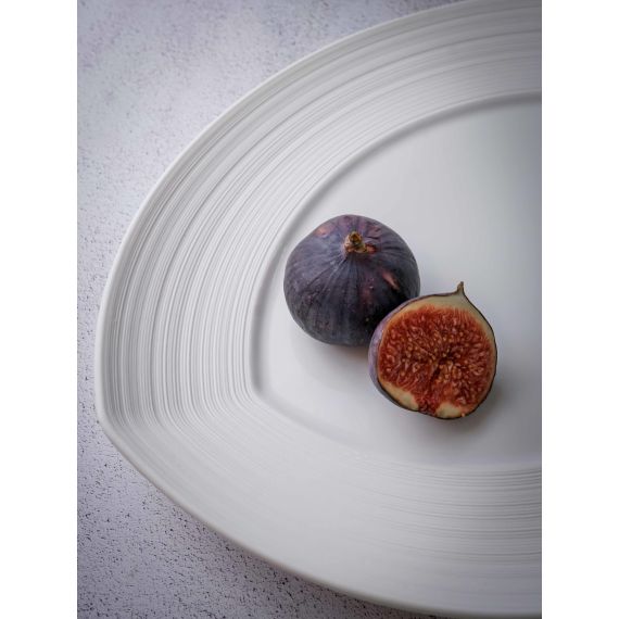 Блюдо овальное 36x28 см, h 3,5 см, фарфор, Linea, Casa di fortuna, изображение 8