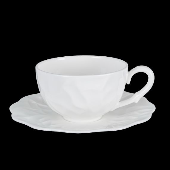 Чашка 200 мл, 11,5x9 см, h 5,5 см, костяной фарфор, Origami, Casa di fortuna, изображение 2