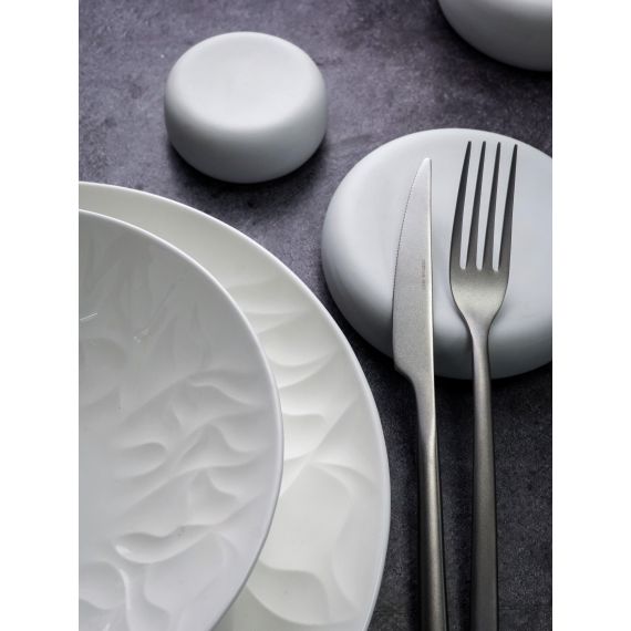 Блюдце d 15 см, h 1,5 см, костяной фарфор, Origami, Casa di fortuna, изображение 3