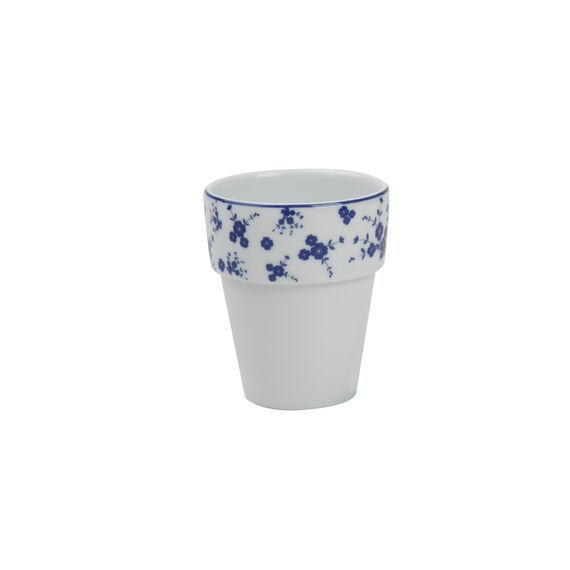 DS.3 Стакан 135 мл, цвет белый с синим, BLUE PASSION, Porland