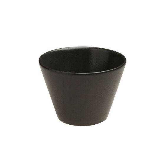 Чаша коническая d 9,5 см h 7 см 200 мл, Seasons Черный, Porland