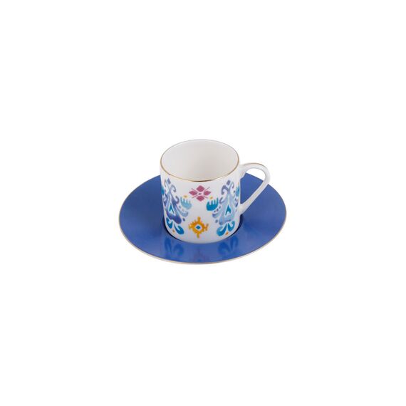 Кофейная пара 90 мл (чашка с ручкой, блюдце), POSH, Porland