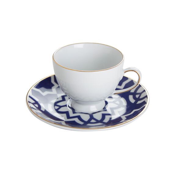 DS.7 Кофейная пара 80 мл (чашка с ручкой, блюдце), MOROCCO, Porland