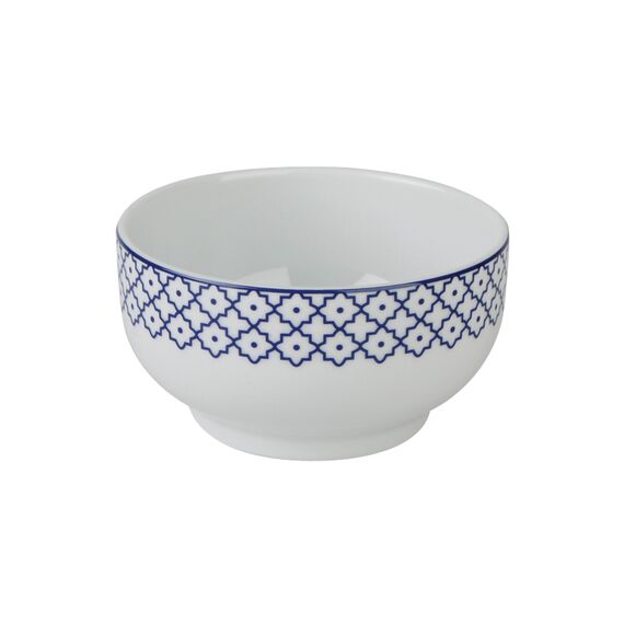 DS.4 Салатник 11 см, цвет белый с синим, BLUE PASSION, Porland