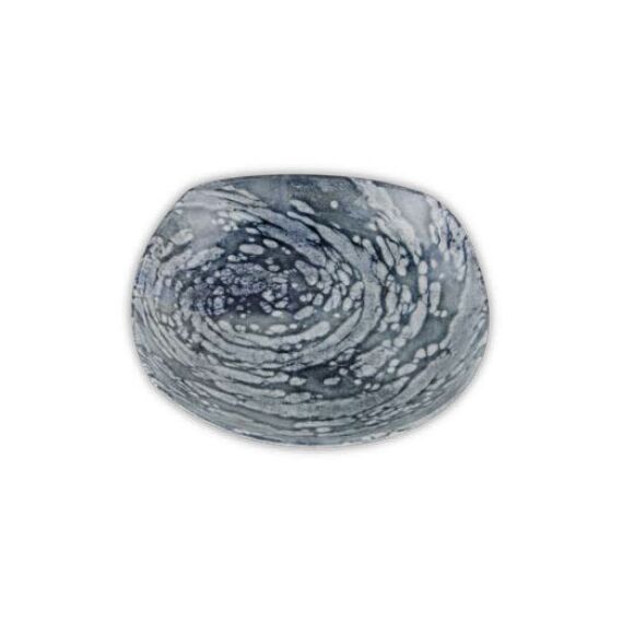 Салатник квадратный глубокий 22см, серый, VORTEX, Porland
