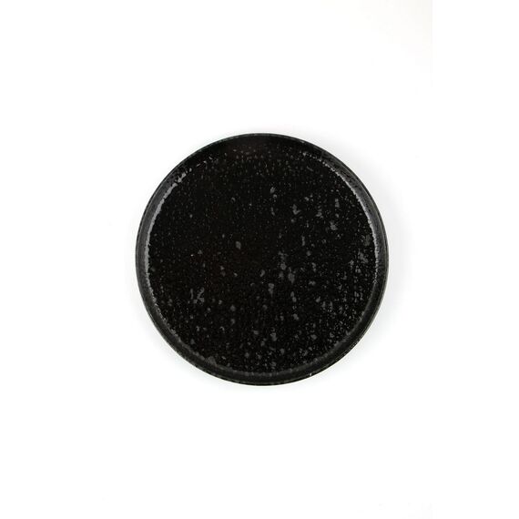 Тарелка с бортом 18см, чёрный, BLACK MOSS, Porland