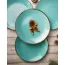 Набор обеденных тарелок 24 см, 4 шт Seasons Бирюзовый, Porland, изображение 5