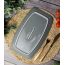 Тарелка прямоугольная 31*18 см, Seasons Темно-серый, Porland, изображение 4